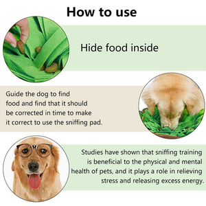 Toptan özel Polar Polar keçe Pet köpek yavaş besleme snumat Mat Pet snubesleme matı köpek bulmaca oyuncak - Product Image 2