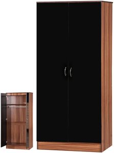 Hot Sale for <strong>UK</strong> Market Storage Clothes <strong>Wardrobe</strong> Bedroom Sets Particle Board Modern High Gloss Wood <strong>Wardrobe</strong> Closet - Product Image 5