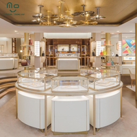 Vitrine de présentation de bijoux en aluminium de haute qualité avec éclairage LED, armoires murales robustes et écologiques