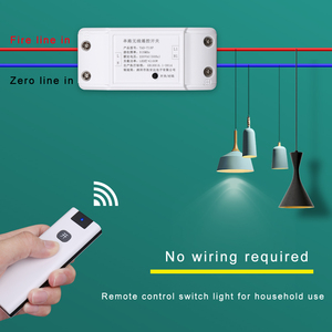 RF 433MHz 110V 120V 220V 240V <span class=keywords><strong>Mini</strong></span> perde anahtar modülü uzaktan kumanda elektrikli panjur Motor deklanşör manuel anahtar ile çalışmak - Product Image 6