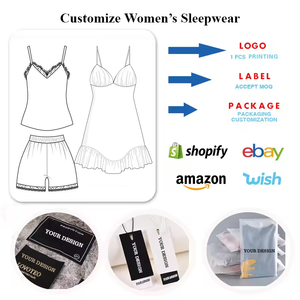 Conjunto de Pijama de Verano Modal de Talla Grande Personalizable, Ropa de Dormir Suave y Transpirable para Mujer - Product Image 5