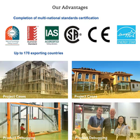 Nouvelle fenêtre coulissante américaine en aluminium à double vitrage avec cadre étroit Fenêtres coulissantes en aluminium pour villa