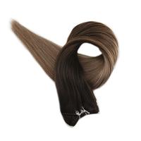 Extensions de cheveux naturels européens en mèches, échantillon gratuit du fournisseur d'usine