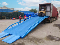 Rampe de chargement mobile personnalisée de 6 à 20 tonnes, rampe mobile pour chariot élévateur, rampe de chargement mobile pour entrepôt