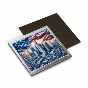 Tin Magnet Sheet Professional Custom Wholesale New York Refrigerator Magnets for <b>Fridge</b> - Product Image 5