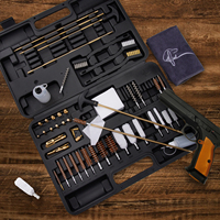 Kit de nettoyage d'armes Super Deluxe avec cordon, calibre .22/.30, boîte en plastique, accessoires pour hommes chasseurs
