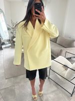 Costume polyvalent été 2025, style tendance à manches courtes et longues, motif uni, blazer pour femmes