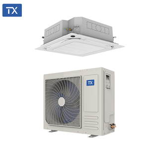 TX 4 Ton 48000 <span class=keywords><strong>Btu</strong></span> 5 Ton <span class=keywords><strong>60000</strong></span> <span class=keywords><strong>Btu</strong></span> 220V 50Hz R32 <span class=keywords><strong>Cassette</strong></span> Aire acondicionado para oficina Tienda Fábrica Sala de reuniones Hotel - Product Image 2