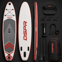 Pour les complexes hôteliers et les flottes de location : Planche de paddle gonflable polyvalente de 10 pieds 8 pouces, idéale pour les hôtels et les flottes, avec accessoires SUP complets
