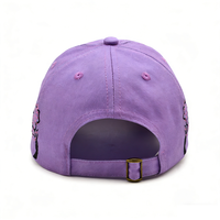 Gorra de Béisbol Unisex de Lona, 100% Algodón, 6 Paneles, con Logotipo Bordado en 3D Personalizado, Deportiva, Urbana, Ajustable, para las 4 Estaciones