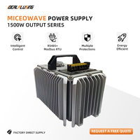 Alimentation micro-ondes à faible ondulation et haute stabilité, alimentation pour équipement micro-ondes industriel 1500W