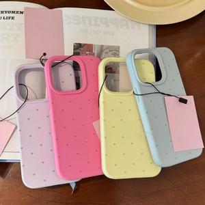 เหมาะสำหรับเคส Apple iPhone 17ใหม่ซิลิโคนเหลวสีทึบดีไซน์รูปหัวใจเป็นมิตรกับผู้หญิงเคสป้องกันโทรศัพท์กันกระแทก - Product Image 2