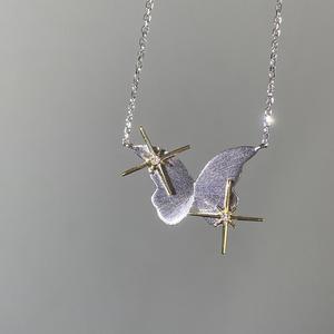 Collar de Plata de Ley S925 con Diseño Retro de Gota de Agua y Diamantes, Collar Versátil para Uso Diario, Estilo Lujoso y Ligero para Colgantes y Dijes - Product Image 1