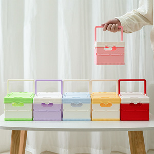 Boîte de rangement multifonction pour voiture, boîte pliable, organisateur pour jouets, vêtements, articles ménagers, grande capacité, facile à restocker - Product Image 1