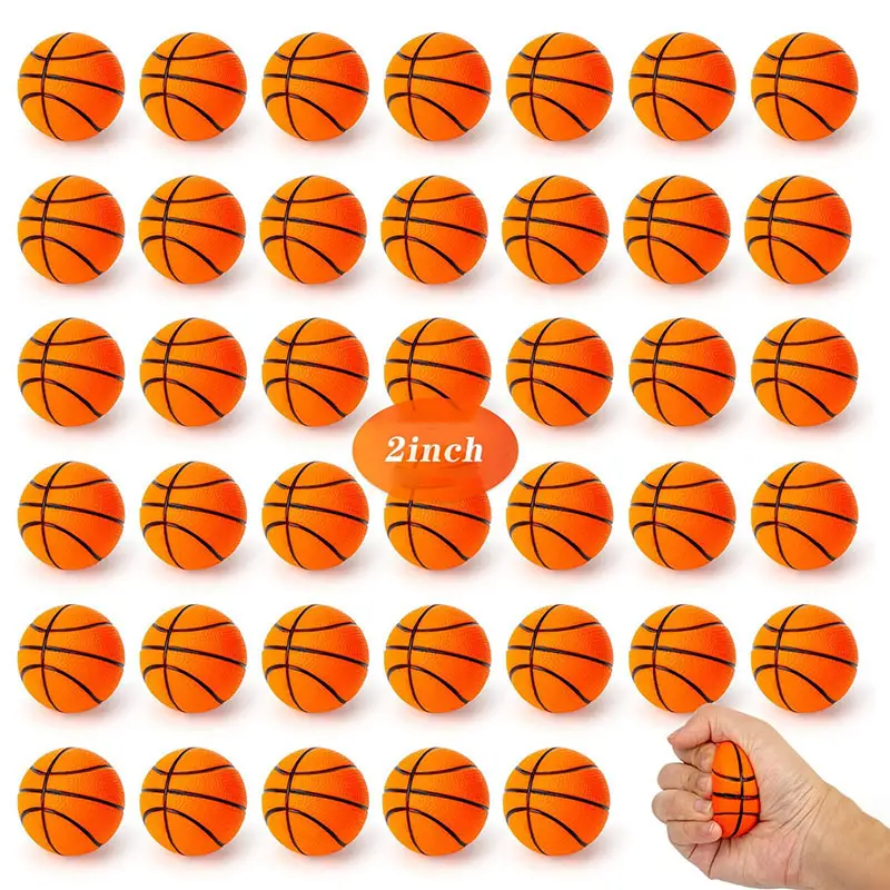 Basketbol PU topu Mini yumuşak köpük Basketballs küçük yetişkinler çocuklar için sıkma topu anksiyete stres giderici oyuncaklar
