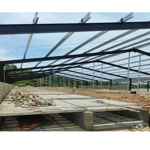 Preengineered Rustproof Light Steel Warehouse Part Frame Clerestory Steel Structure Workshop Plant For Sale