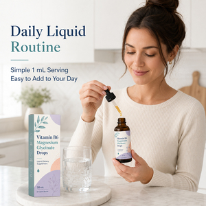 Gouttes liquides orales pour adultes, marque privée OEM, pour le sommeil, apaisant et anti-stress, à forte dose de citrate de 500 mg, vitamine B6 et glycinate de magnésium - Product Image 2
