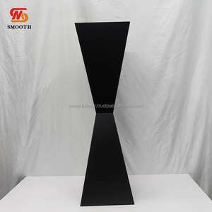 SMOOTH 100CM soporte de flores de Metal negro fiesta evento boda decoración centros de mesa accesorios de boda postre pastel Mesa - Product Image 3