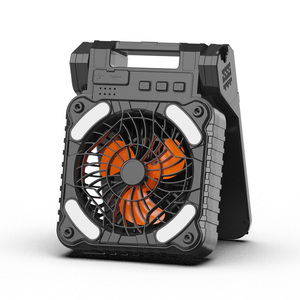 Chất Lượng Cao Ngoài Trời Ánh Sáng Quạt Đa Chức Năng Di Động Cắm Trại Năng Lượng Mặt Trời Có Thể Sạc Lại <span class=keywords><strong>Fan</strong></span> - Product Image 2