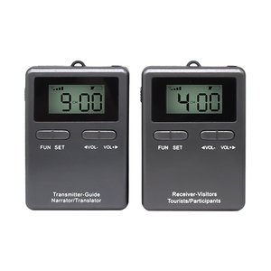 European Universal Wireless Tour Guide System USB Charging Horse Training Model Back Clip Receiver Transmitter Air Band - Product Image 1