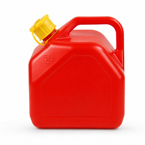 Bidon d'essence en plastique PP 5L, réservoir de carburant de rechange pour voiture, bidon à couvercle extérieur épaissi anti-explosion - Product Image 1