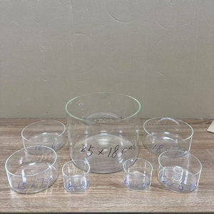 <span class=keywords><strong>Cuenco</strong></span> de cristal transparente cilíndrico de gran capacidad barato, <span class=keywords><strong>cuenco</strong></span> de cristal saludable respetuoso con el medio ambiente reutilizable - Product Image 6