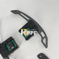 Accessoires de volant sport en fibre de carbone véritable RPPF personnalisés, levier de vitesses magnétique pour Mustang GT 2015-2022 S550