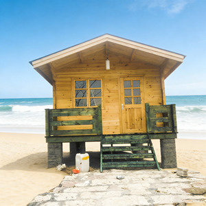 Cabaña <span class=keywords><strong>de</strong></span> Madera Prefabricada al por Mayor con Baño, Cabaña <span class=keywords><strong>de</strong></span> Troncos Personalizada para Resort <span class=keywords><strong>de</strong></span> <span class=keywords><strong>Playa</strong></span>, Casa <span class=keywords><strong>de</strong></span> Madera <span class=keywords><strong>de</strong></span> Pino Prefabricada para Estadías Vacacionales - Product Image 1