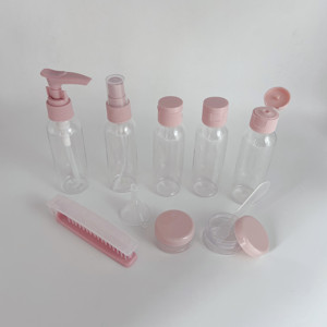 Juego de 10 Botellas Portátiles de Viaje Vacías para Dispensar Productos de Belleza - Product Image 4