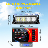 Neue Zuo Chi XPCZJSD-S16 12V S16 LED Gesten-Stimmungsleuchte für Auto LKW Feuerwehr Sirene Blinkende Warnleuchte Rot Blau Gelb Grün