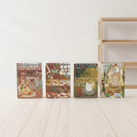 Niedliches Enten-Design A7 80 Blatt Weicher Ringbucheinband Softcover Spiralblock für Kinder Büro Werbeaktion