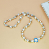 Bracelet élastique pour femme, style hawaïen, perles coquillages et fleurs à cinq pétales, best-seller, pour usage quotidien