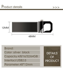 Mini clé USB en métal pour ordinateur, 4 Go, 32 Go, 64 Go, 128 Go, <span class=keywords><strong>256</strong></span> Go, 512 Go, clé USB 2 Go, 16 Go, personnalisable avec logo - Product Image 2