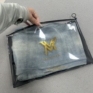 Thân Thiện Với Môi Tùy Chỉnh In Frosted Niêm Phong Dây Kéo Khóa Túi Cho Quần Áo Áo Sơ Mi Đồ Bơi Bao Bì - Product Image 2