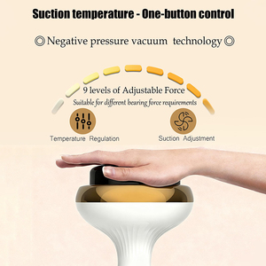 Masajeador Eléctrico Anticelulítico 4 <span class=keywords><strong>en</strong></span> 1 con Ventosas, Luz Roja, 9 Niveles Ajustables y Calor para Esculpir el Cuerpo - Product Image 3