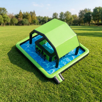 WINSUN Nouveau design de tente gonflable extérieure pour bar de piscine en tissu PVC pour vente d'été