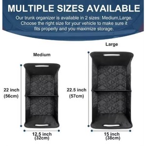 Bolsa de basura para coche, organizador de maletero, cajas de almacenamiento plegables para coche, bolsa de almacenamiento para coche (muestra gratuita) - Product Image 2