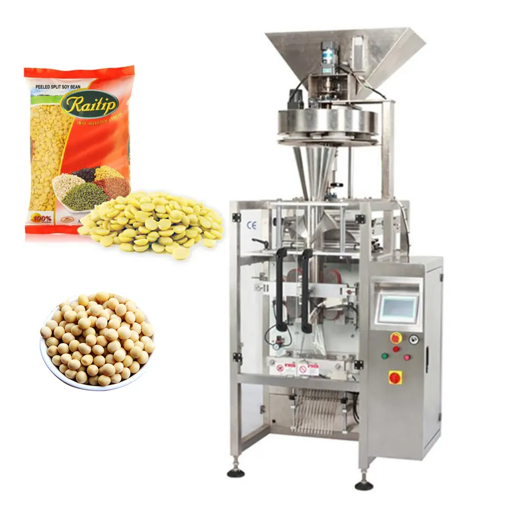 Máquina automática de envasado de granos, granos de Chocolate, arroz, cereales, aperitivos, dulces vertical