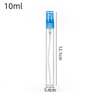 2ml 3ml 5ml <span class=keywords><strong>8ml</strong></span> 10ml mini bouteilles de parfum rechargeables en verre ambré transparent avec bouchon de pulvérisation doré pour parfum - Product Image 5