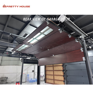 <span class=keywords><strong>Porte</strong></span> de <span class=keywords><strong>garage</strong></span> résidentielle en <span class=keywords><strong>bois</strong></span> et verre avec télécommande automatique, <span class=keywords><strong>motorisée</strong></span>, sécurisée, surface finie - Product Image 3