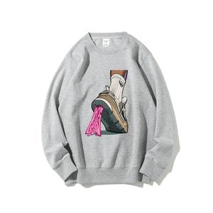 Sudadera de Manga Larga con Estampado de <span class=keywords><strong>Zapatillas</strong></span>, Estilo Holgado y Moderno para Exteriores, Venta al por Mayor Directa de Fábrica, Éxito de Ventas 2025 - Product Image 6