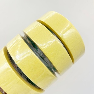 Factory Wholesale High Grade High Adhesive Single-Side 24mm Width Yellow Customized Color General Purpose Crepe Adhesive Tape - Product Image 5