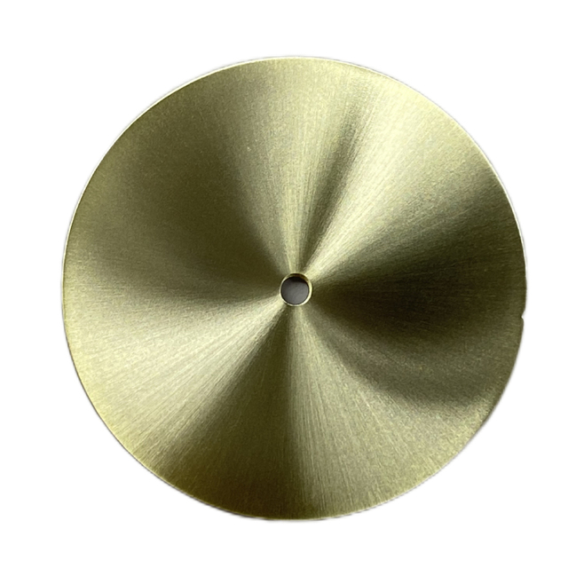 Custom Sunburst Dial Discs 31.5mm 33mm 28.5mm Flat Watch Dials Blank Brass for Casual Fashion Watch Silicone Strap Men's Watch