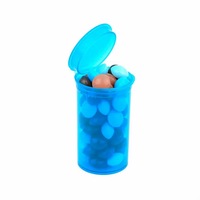 Flacon à pilules à ouverture sécurisée pour enfants, 6dr 13dr, jetable, recyclable, écologique, portable, flacons pharmaceutiques en plastique PP