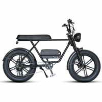 Vélo de montagne électrique, cadre en acier, moteur sans balais 26 pouces, 7 vitesses, freins à disque, batterie lithium 48V 17.5Ah, pneus 26x4 pouces, longue autonomie