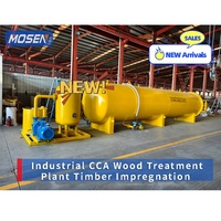 Nueva Máquina Industrial de Impregnación al Vacío Automática Mosen CCB, Autoclave para el Tratamiento de Tablas de Madera y Postes de Madera