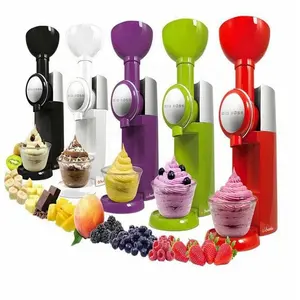 Portátil Mais Barato Casa Frutas Soft Serve Gelato Máquina Automática Pequena Mini Ice Cream Maker