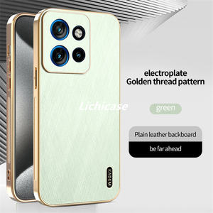 Lichicase di alta qualità comodo contatto con la pelle custodia elettrolitica per Motorola Edge 50 <span class=keywords><strong>Neo</strong></span> 50 Fusion TPU custodia - Product Image 2