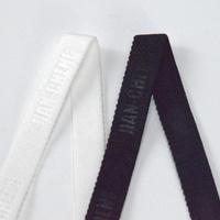 Bande élastique jacquard thermoscellée en acier, sangle élastique personnalisée haute résistance pour couture de vêtements