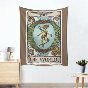 China Factory Großhandel Astrologie <span class=keywords><strong>Tarot</strong></span> Karte Wandteppiche Hexerei Wandbehang Dekor - Product Image 4